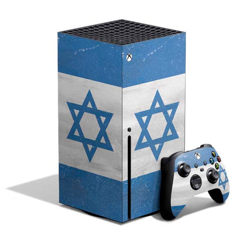 Israel Flag Distressed Xbox Series X Skins